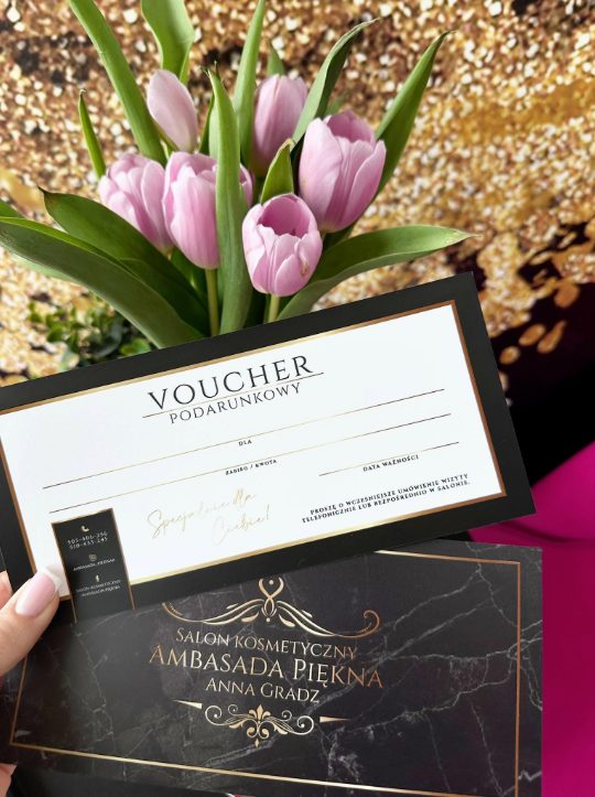 Voucher podarunkowy salonu Ambasada Piękna